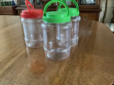 Photo of free 3 Large Nut jars (Bloor W/ Mill Rd) #1
