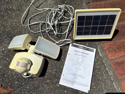 Photo of free Solar powered security lights (Above Remington Dog Park) #1