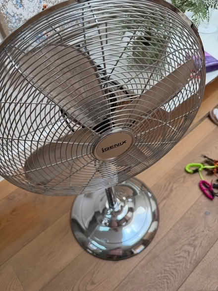 Photo of free Chrome floor fan (Elmsted TN25) #1
