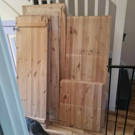 Photo of free Wood/short wardrobe (Hailsham BN27) #1
