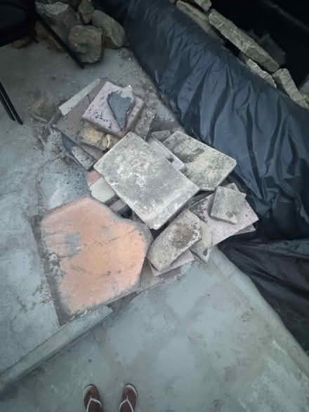Photo of free Paving Slabs- Broken (Woodside SE25) #3
