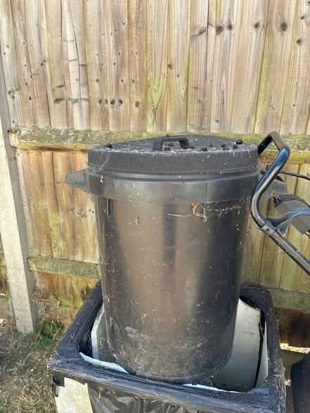 Photo of free Large plastic bin with lid (Senacre) #1