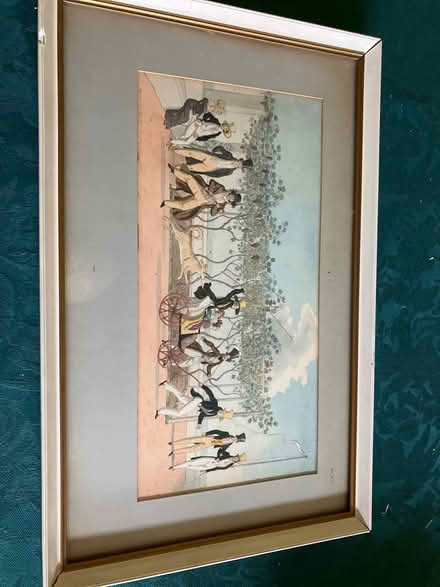 Photo of free Vintage painting of Georgian dandies (Pant SY10) #1