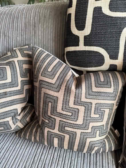 Photo of free Set of feather filled cushions (Droylsden M43) #2