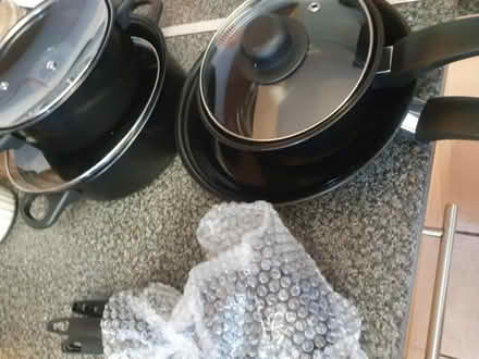 Photo of free new saucepan set (hawkinge CT18) #3