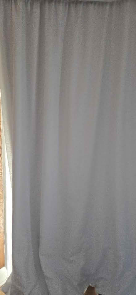 Photo of free Tall white curtains (Hook roundabout KT9) #1