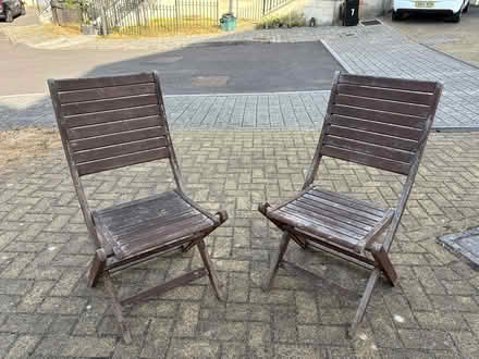 Photo of free Two garden chairs (Rush Hill, Bath) #1