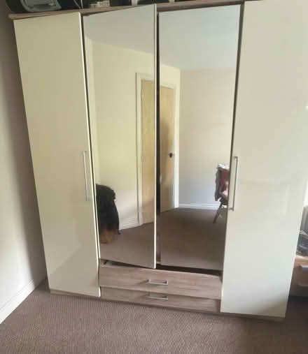 Photo of free Large mirrored wardrobe (Burnden BL3) #1