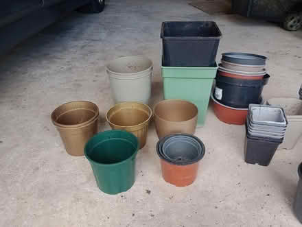 Photo of free Plant pots - about 60 - mainly small (Gamston NG2) #2
