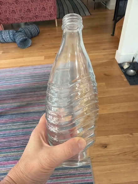 Photo of free Soda stream glass bottle no lid (Bloor & Islington) #1