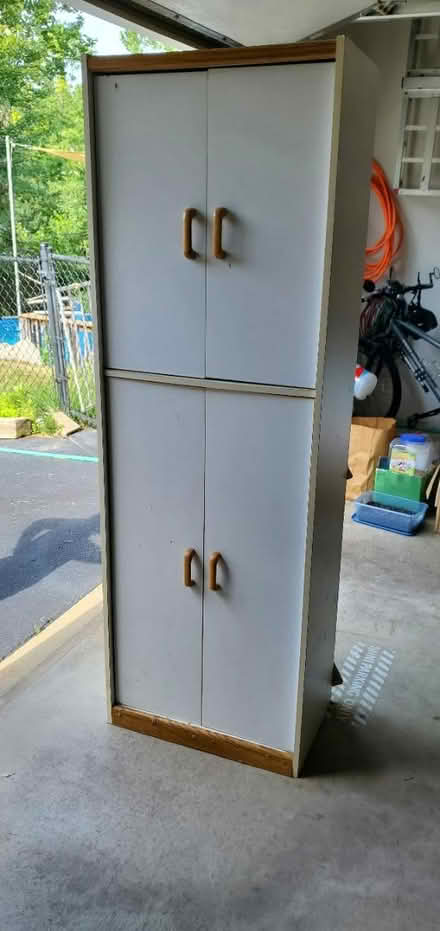 Photo of free Storage cabinet (Pelham NH, off Mammoth Rd) #1