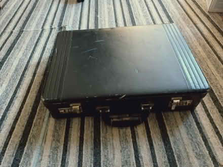 Photo of free Black leather briefcase (St George BS5) #1