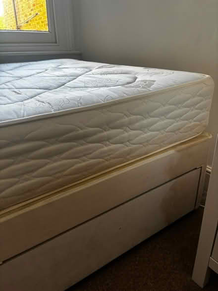 Photo of free Double bed mattress and base (Fulham SW6) #3