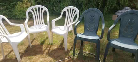 Photo of free Plastic garden chairs (Kingsholm GL1) #1