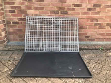 Photo of free Foldable Metal Dog Crate (Cockfosters EN4) #1
