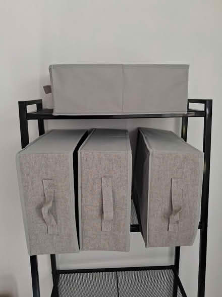 Photo of free 4 Wardrobe Storage Boxes (AL1 1TW) #1