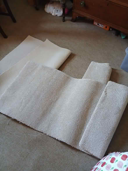 Photo of free 3 small pieces of old carpet (Leckhampton GL53) #1