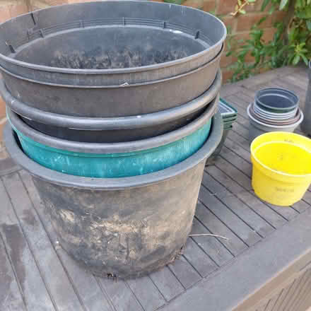 Photo of free 30 plastic plant pots (Fords Farm RG31) #3