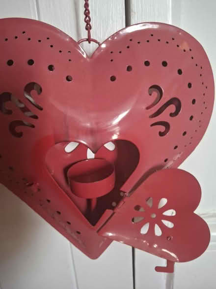 Photo of free Hanging heart candle holder (Stantonbury, MK14) #3