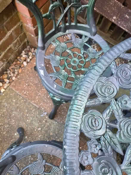 Photo of free Patio Bistro set (Baldock, Clothall Common SG7) #2
