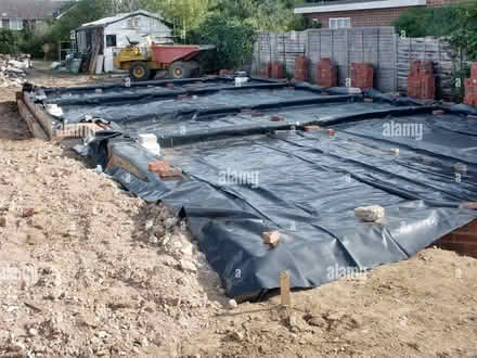 Photo of Small offcuts of Tough Polythene sheeting/dampproof membrane (Kingsmead BA1) #2