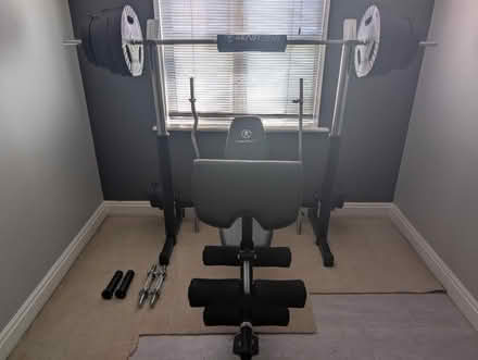 Photo of free Marcy weight bench and squat rack (Doncaster lakeside) #1