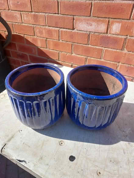 Photo of free Ceramic plant pots (Mansfield Ng18) #1