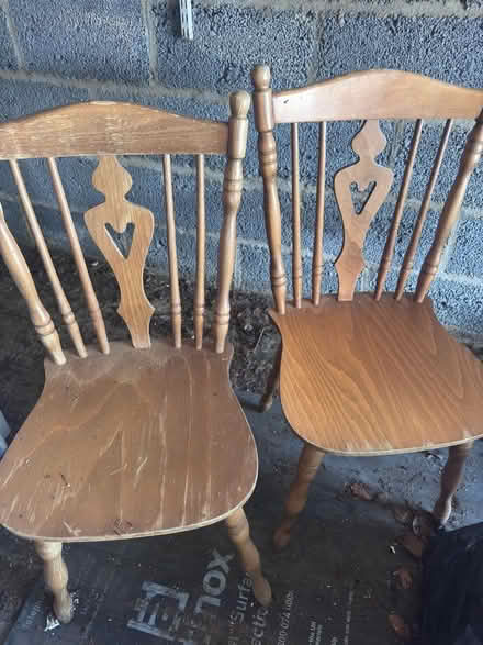 Photo of free Two wooden chairs (Epping CM16) #1