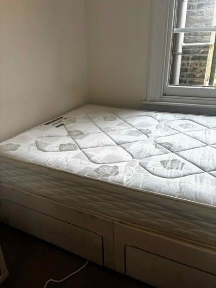 Photo of free Double bed mattress and base (Fulham SW6) #1