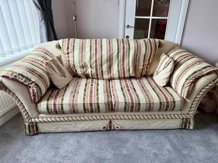 Photo of free 2 sofas 2seater and a 3 seater (Shotton CH5) #1