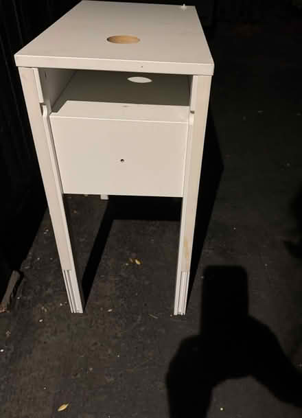 Photo of free Small White Wooden Table (1075 Valencia Avenue) #3