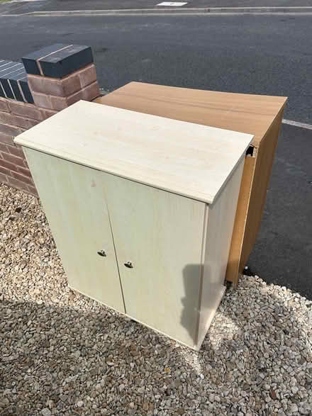 Photo of free Cabinet with doors and a shelf (Hatherley GL51) #1