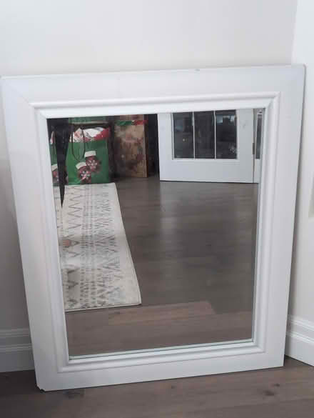 Photo of free White framed mirror (North West Brampton) #1