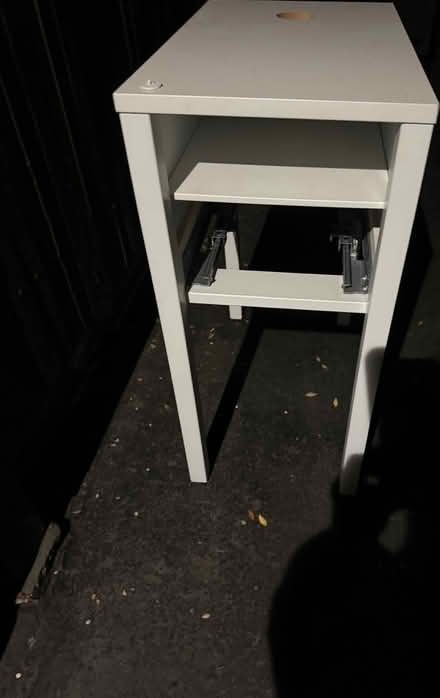 Photo of free Small White Wooden Table (1075 Valencia Avenue) #1