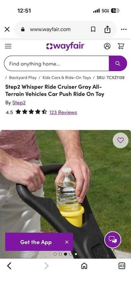 Photo of free Cup-bottle holder for push toy car (1075 Valencia Avenue) #4