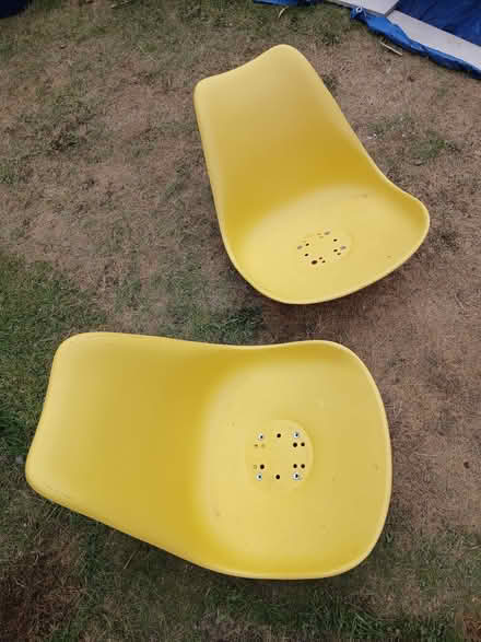 Photo of free Four yellow plastic chair shells (The Grange EH9) #3