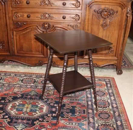 Photo of Dark wood accent table (Town Centre IP4) #2