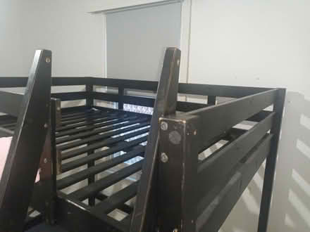 Photo of free IKEA double Loft bed base + ladder (Moonee Ponds) #1