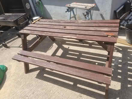 Photo of free Picnic table (EN11 rye house area) #1