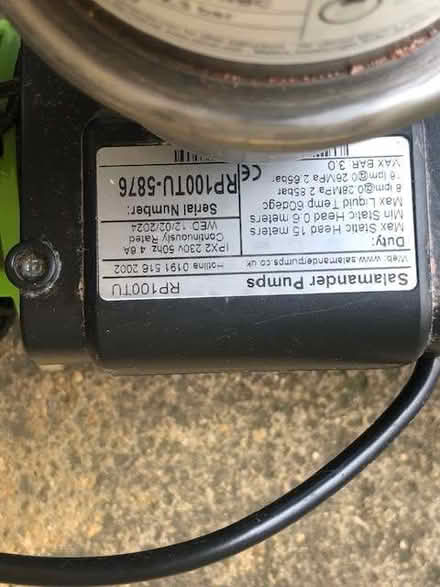 Photo of free Domestic water booster pump (Aston OX18) #3