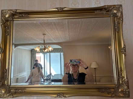 Photo of free Large Ornate Gold Framed Mirror (Ulverley Green B92) #1