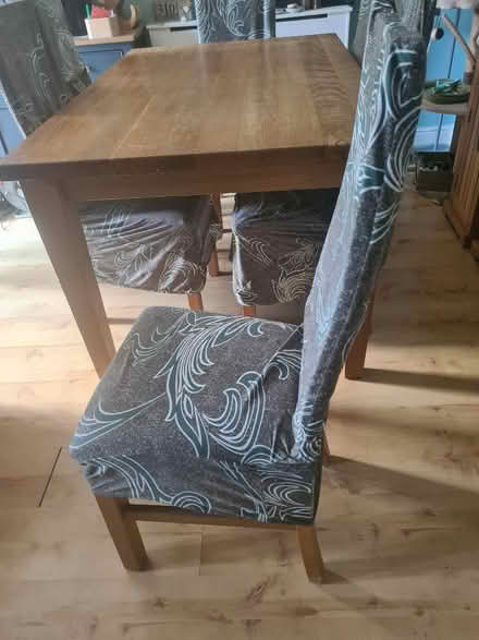 Photo of free Wooden Table and 6 chairs (Widford CM1) #4