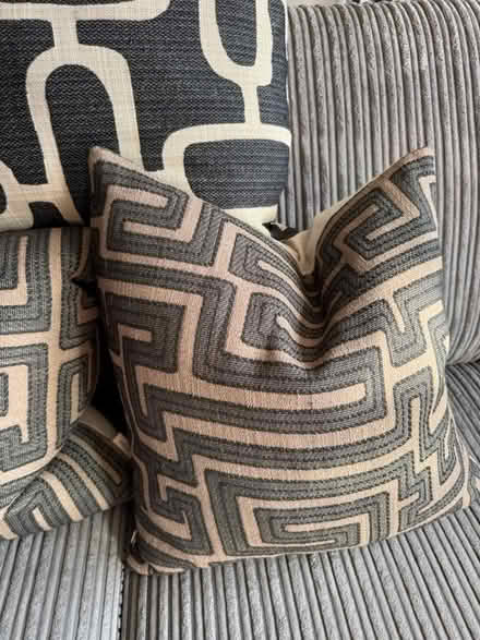 Photo of free Set of feather filled cushions (Droylsden M43) #3