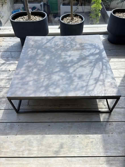 Photo of free concrete low coffee table (Kentish Town NW1) #2