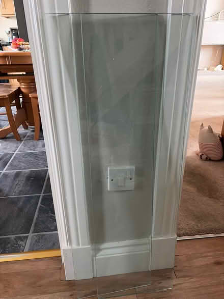 Photo of free 2x clear glass shelves (Arbroath DD11) #1