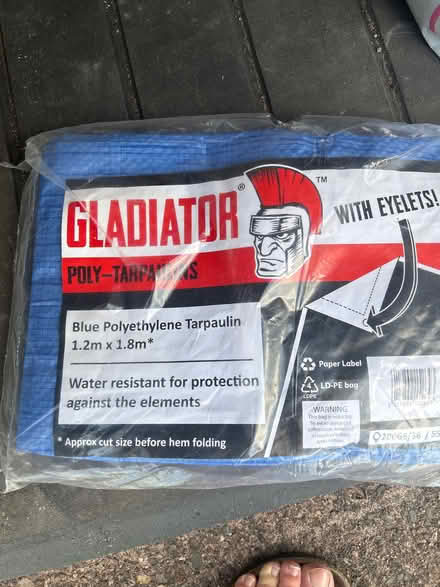 Photo of free 2x 1 m pieces tarpaulin (Rushwick WR2) #2