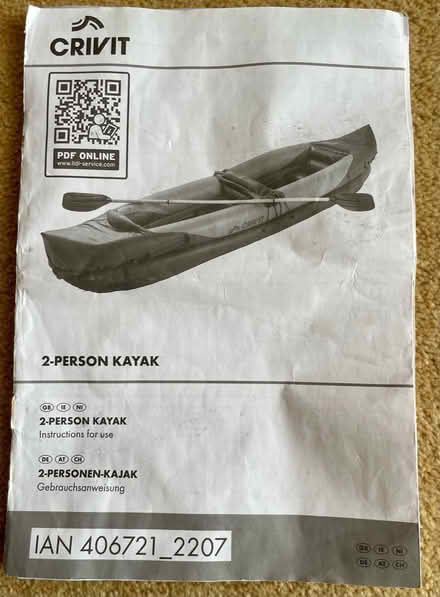 Photo of free 2 Person Kayak - inflatable (Bollington SK10) #1