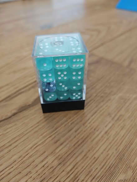 Photo of free 36x transparent 6-sided dice (Wellesbourne, CV35) #2