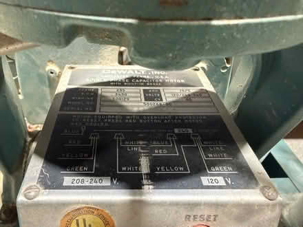 Photo of free Dewalt Radial Arm Saw (Stow, MA) #3