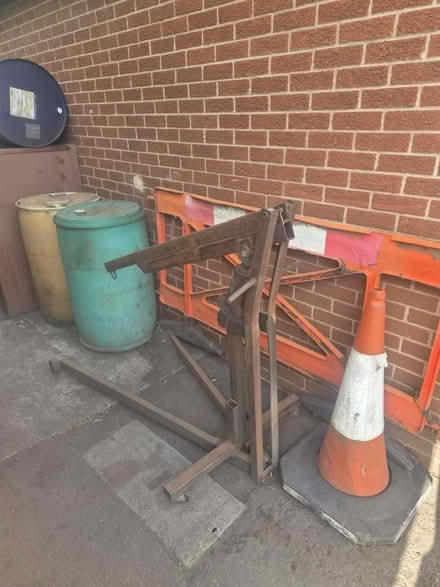 Photo of free Barrier , cone , engine hoist (Branston DE14) #1